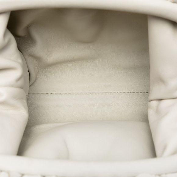 Pre-Loved Bottega Veneta Nappa Intrecciato The Mini Pouch Crossbody - Picture 4 of 7